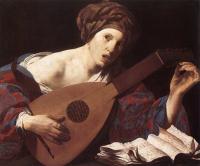 Terbrugghen, Hendrick - Woman Playing the Lute